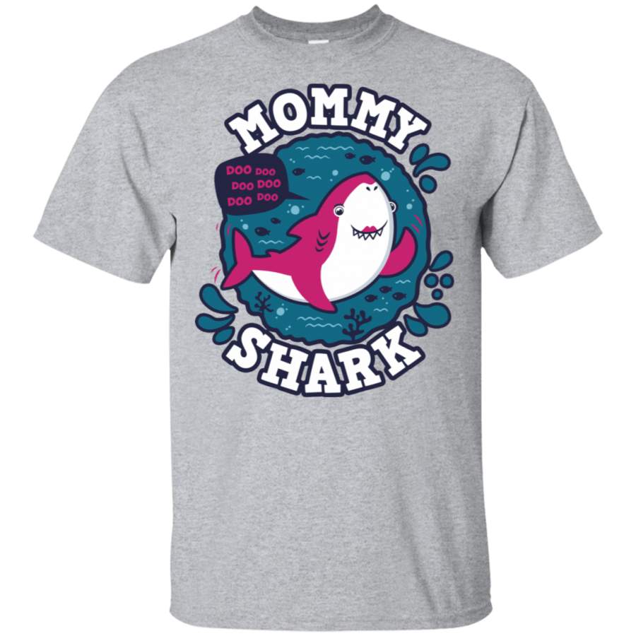 Shark Family trazo – Mommy T-Shirt