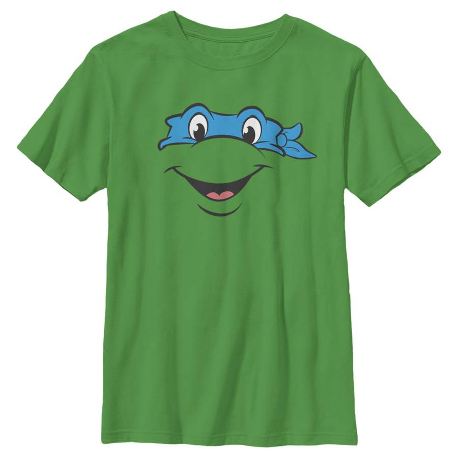 Teenage Mutant Ninja Turtles Boy’s Leonardo Face  T Shirt