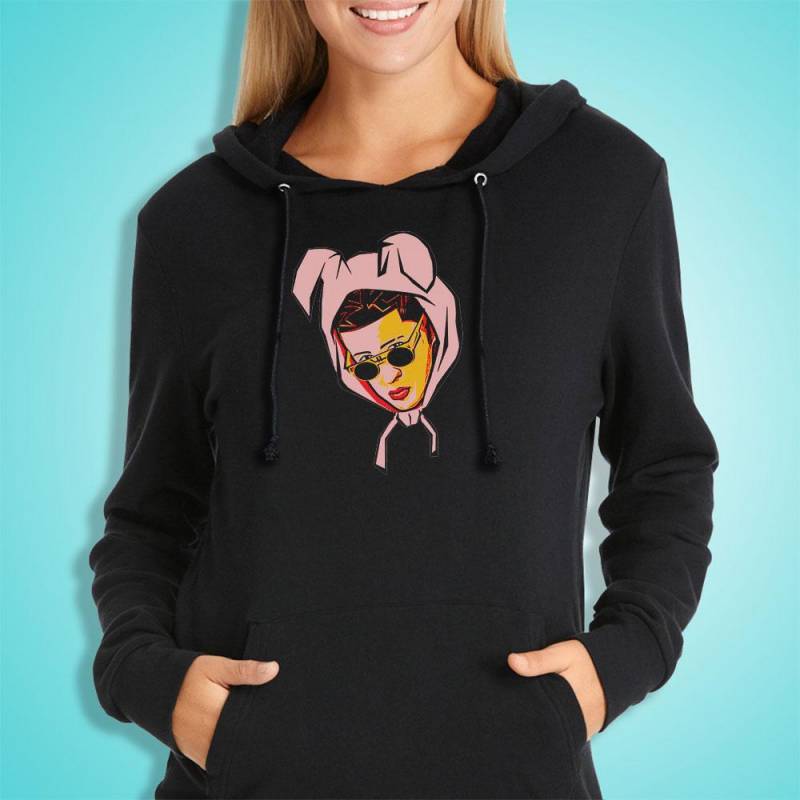 Bad Bunny Carry All Pouch Women’S Hoodie