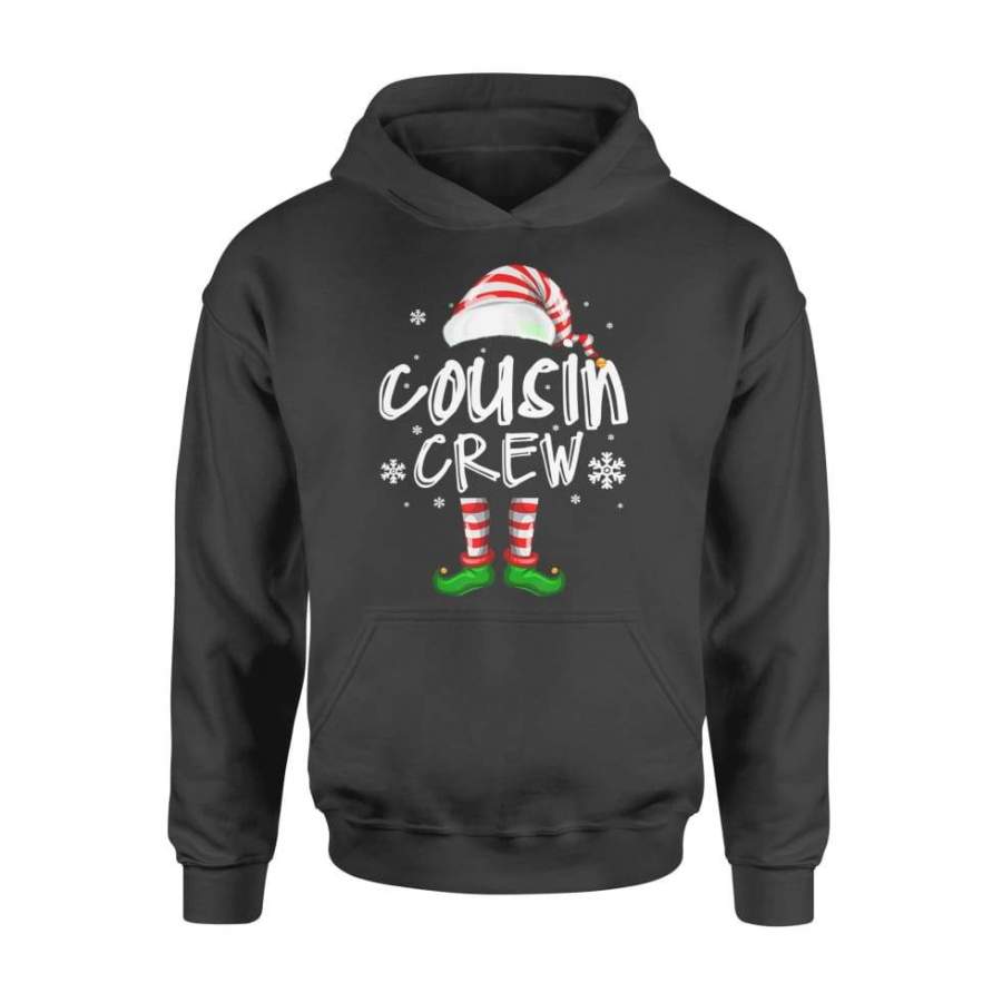 Cousin Crew Gift Elf Matching Family Christmas Ugly – Standard Hoodie