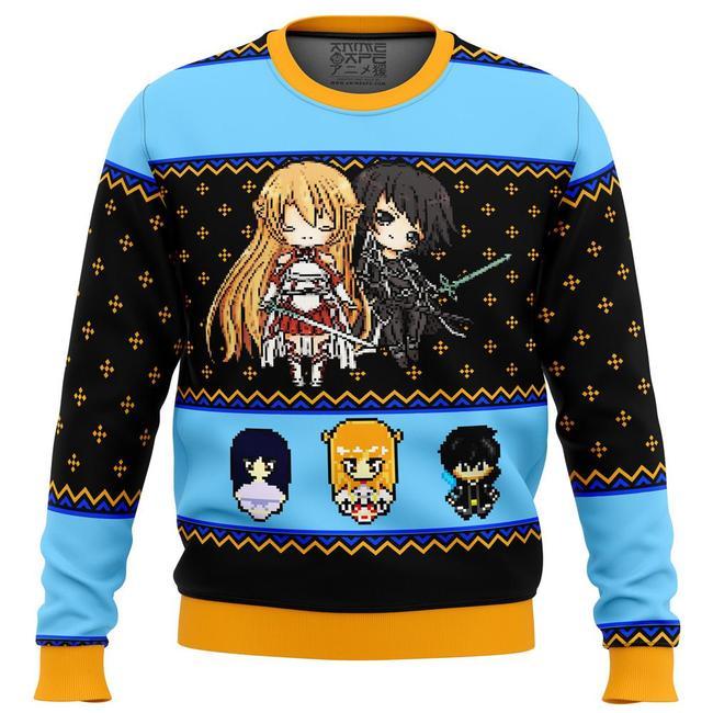 SWORD ART ONLINE SPRITES PREMIUM UGLY CHRISTMAS SWEATER – AMAZING GIFT IDEA – THANKSGIVING GIFT