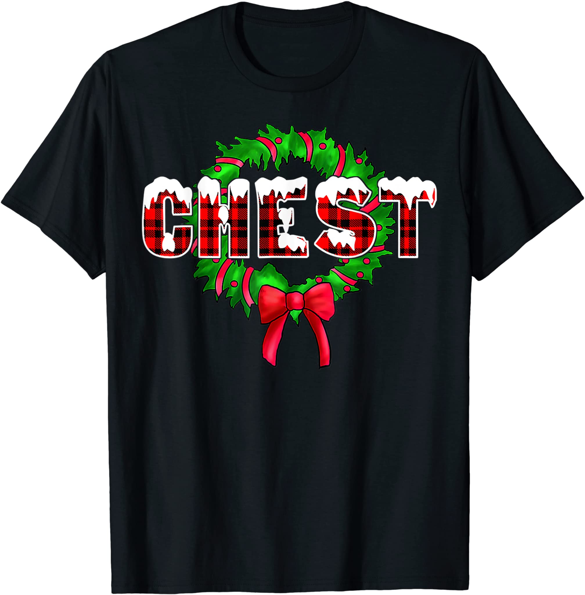 Chest Nuts Funny Matching Chestnuts Christmas Couples Nuts T-Shirt