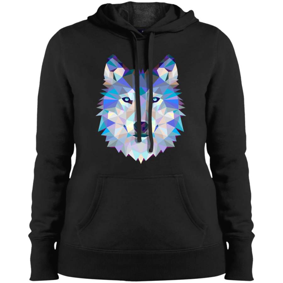 Wolf Animals Gift Ladies’ Pullover Hooded Sweatshirt