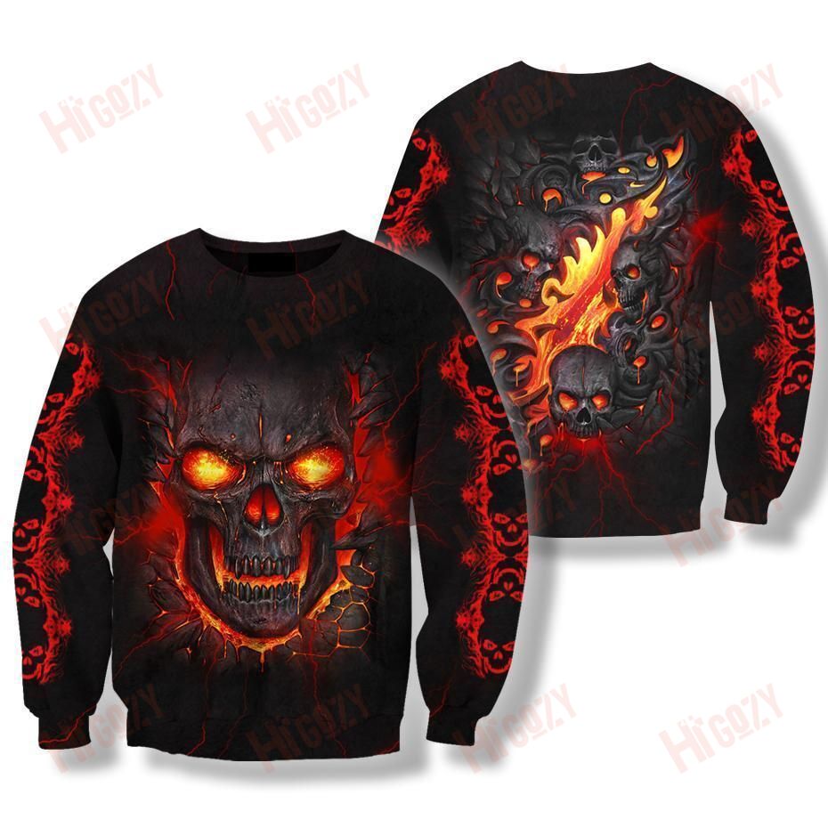 3D All Over Print Skull 3D Hoodies Clothes Sale Custom Hoodies Comfy Hoodie, Hoodies For Women