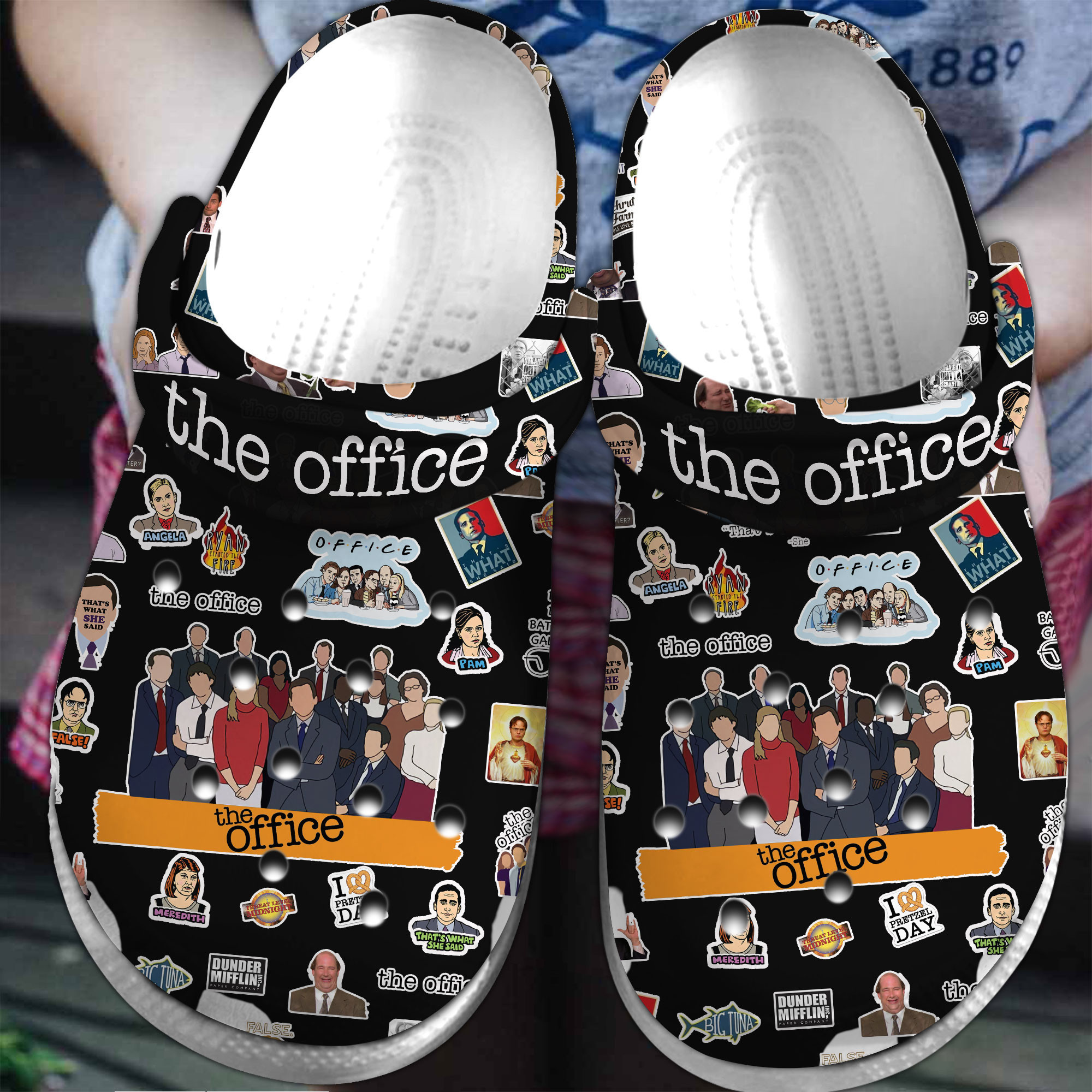 The Office TV Series Crocs Crocband Clogs Shoes Comfortable For Men Women and Kids 3