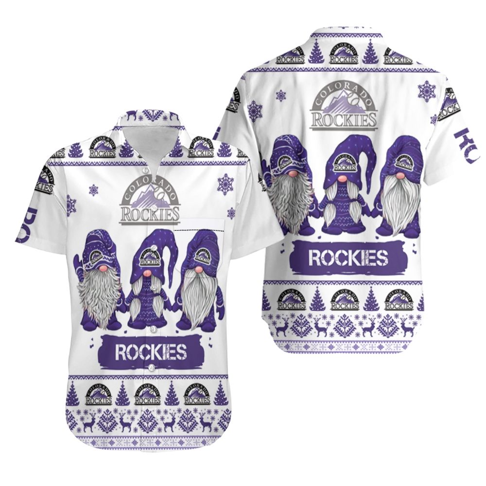 Colorado Rockies Winter Gnome Hawaiian Shirt