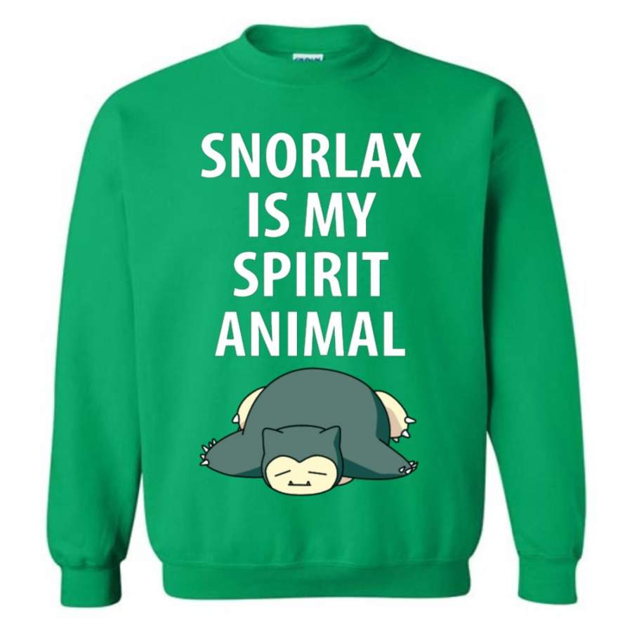 Snorlax Sweatshirt – Snorlax Is My Spirit Animal