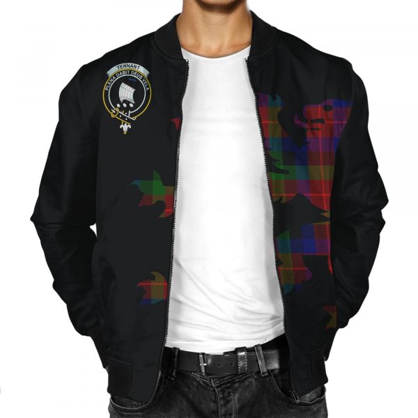 Tennant Lion & Thistle All Over Printed Bomber Jacket Us Size