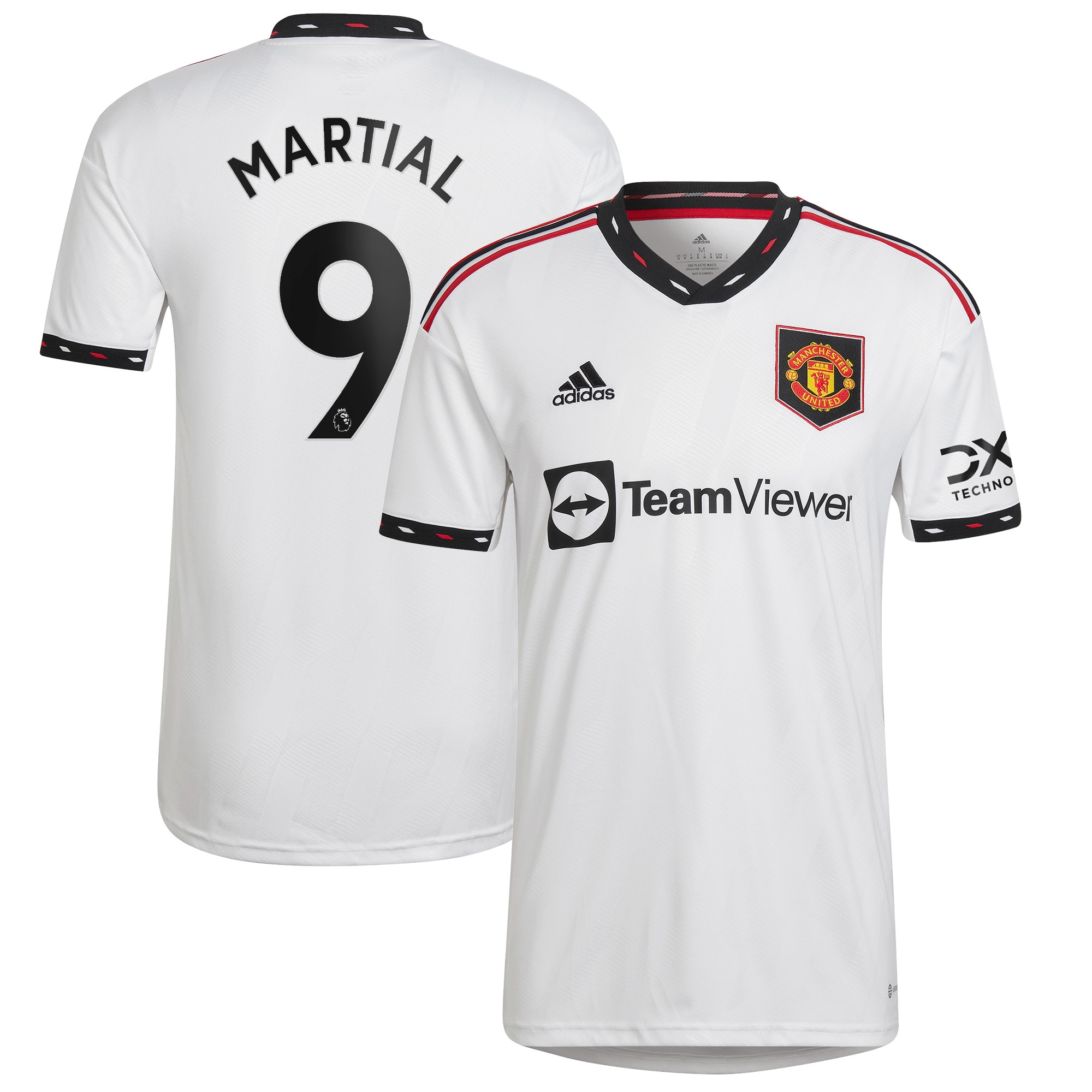 Anthony Martial Manchester United 2022/23 Away Replica Player Jersey – White