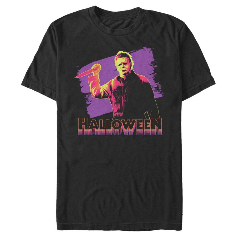 Halloween Men’s II Retro Glitch  T Shirt