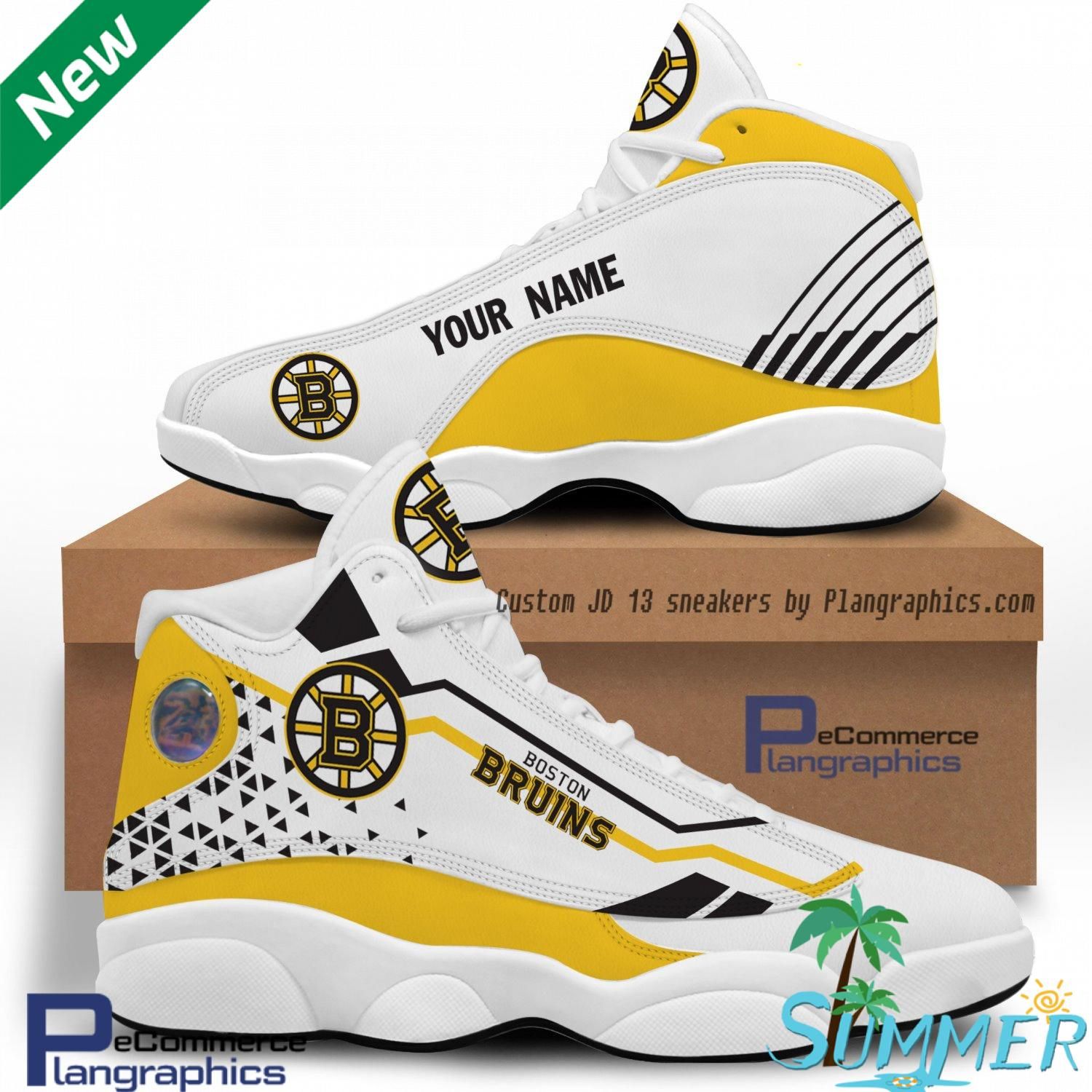 custom boston bruins jd13 shoes custom sneakers sneakers air jordan 13 sneaker jd13 sneakers personalized shoes design