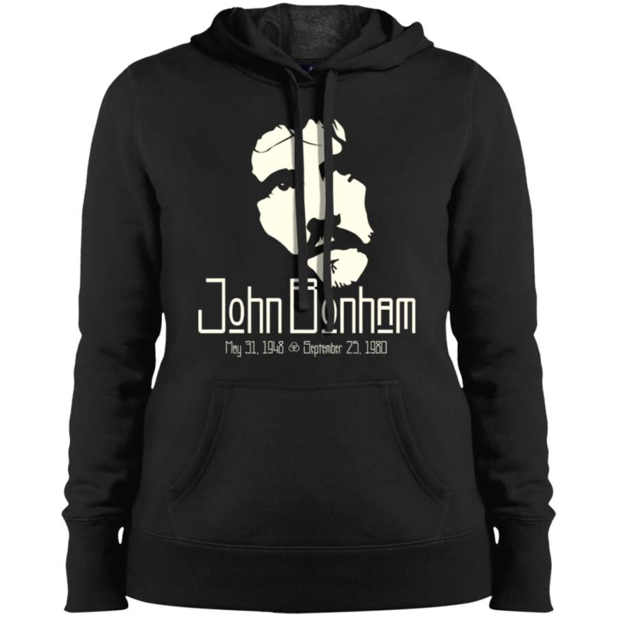 John Bonham Tribute Ladies Pullover Hoodie