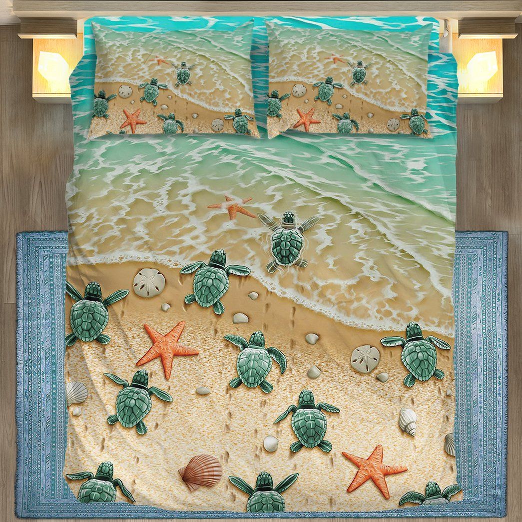 Casespring 3D Sea Turtle Custom Bedding Set