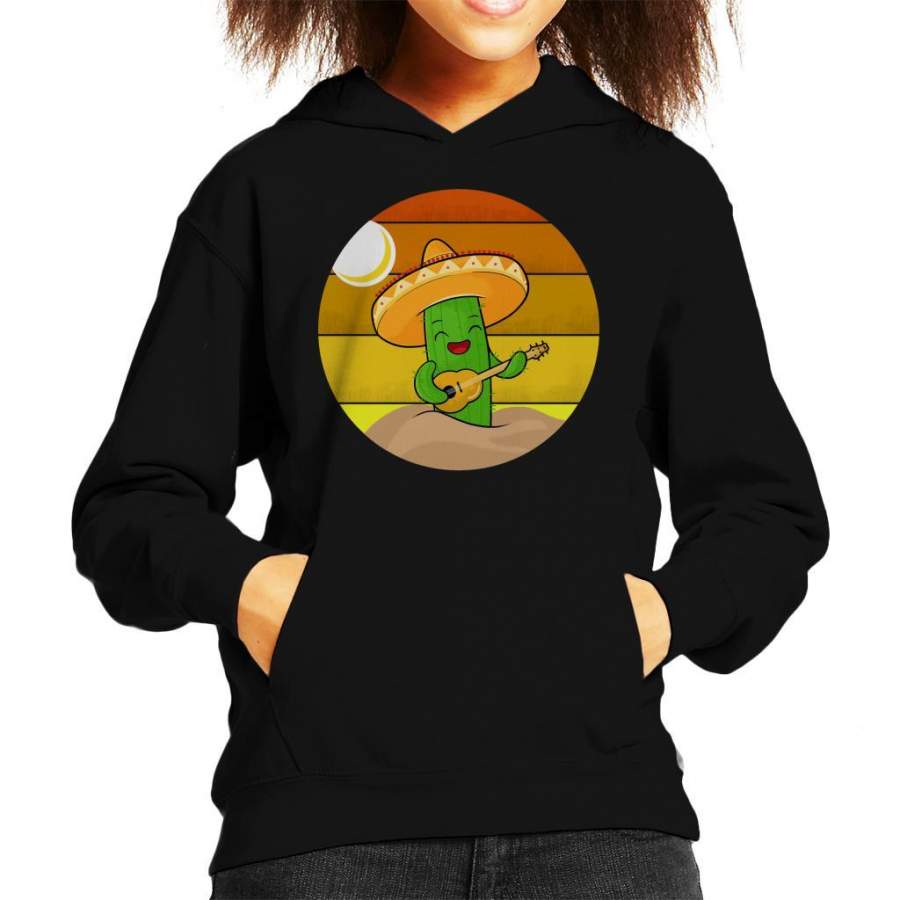 Ariba Singing Mexican Cactus Kid’s Hooded Sweatshirt