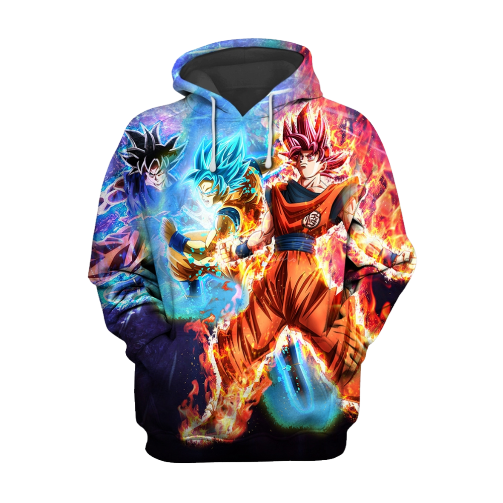 Popular Comic Figure Printed Long Sleeve Pullover Sport Hoodie