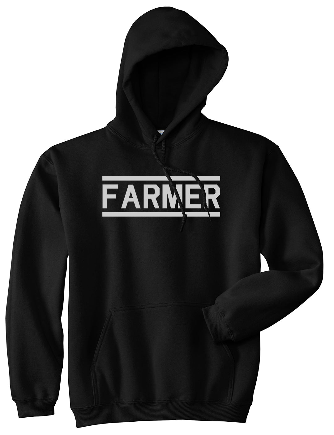 Farmer Farm Mens Pullover Hoodie