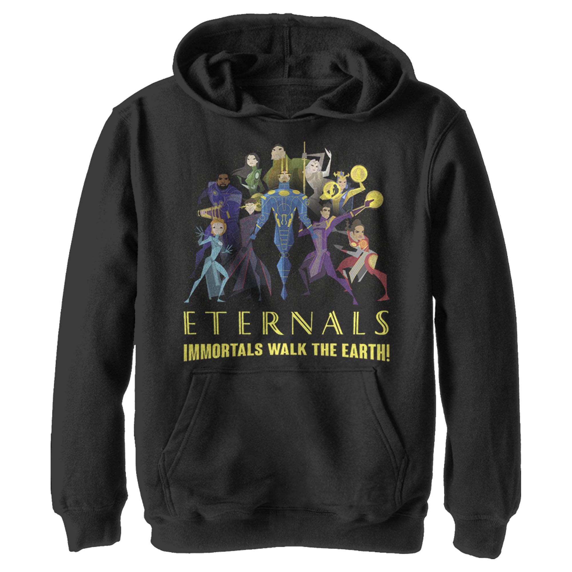 Boy’S Marvel Eternals Immortals Walk The Earth Pull Over Hoodie