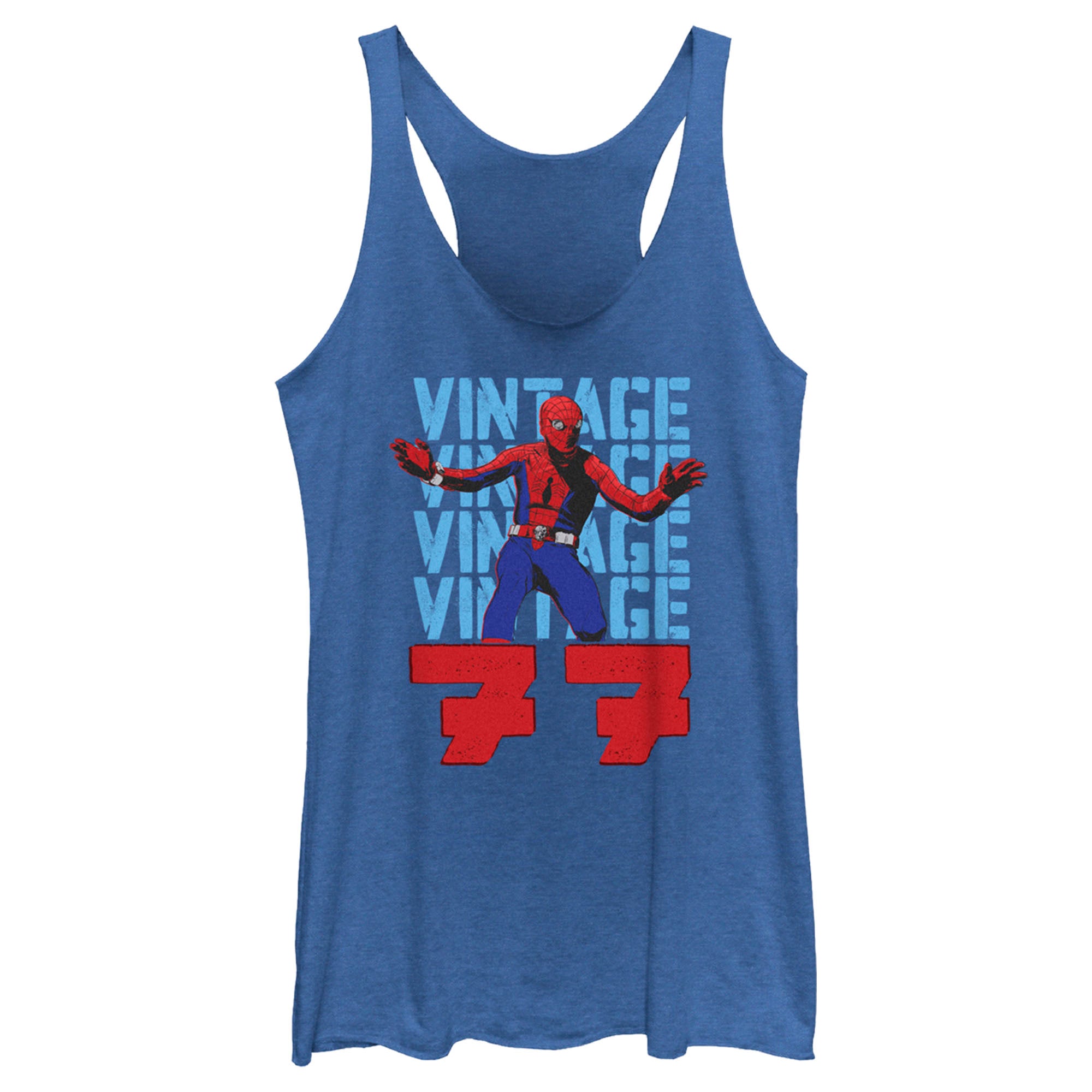 Women’S Spider-Man: Beyond Amazing Vintage 77 Racerback Tank Top