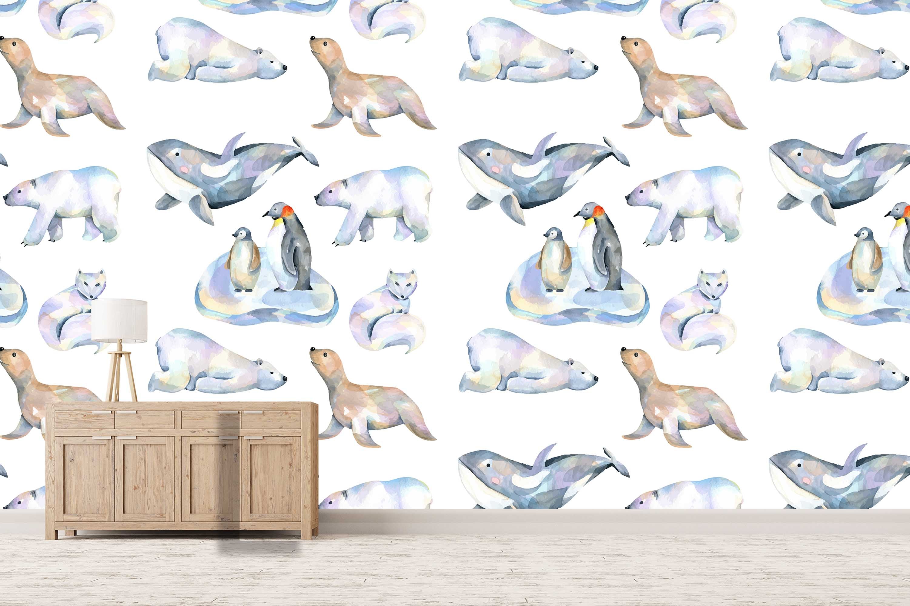 3D Marine Animal Background Wall Mural Wallpaper 15