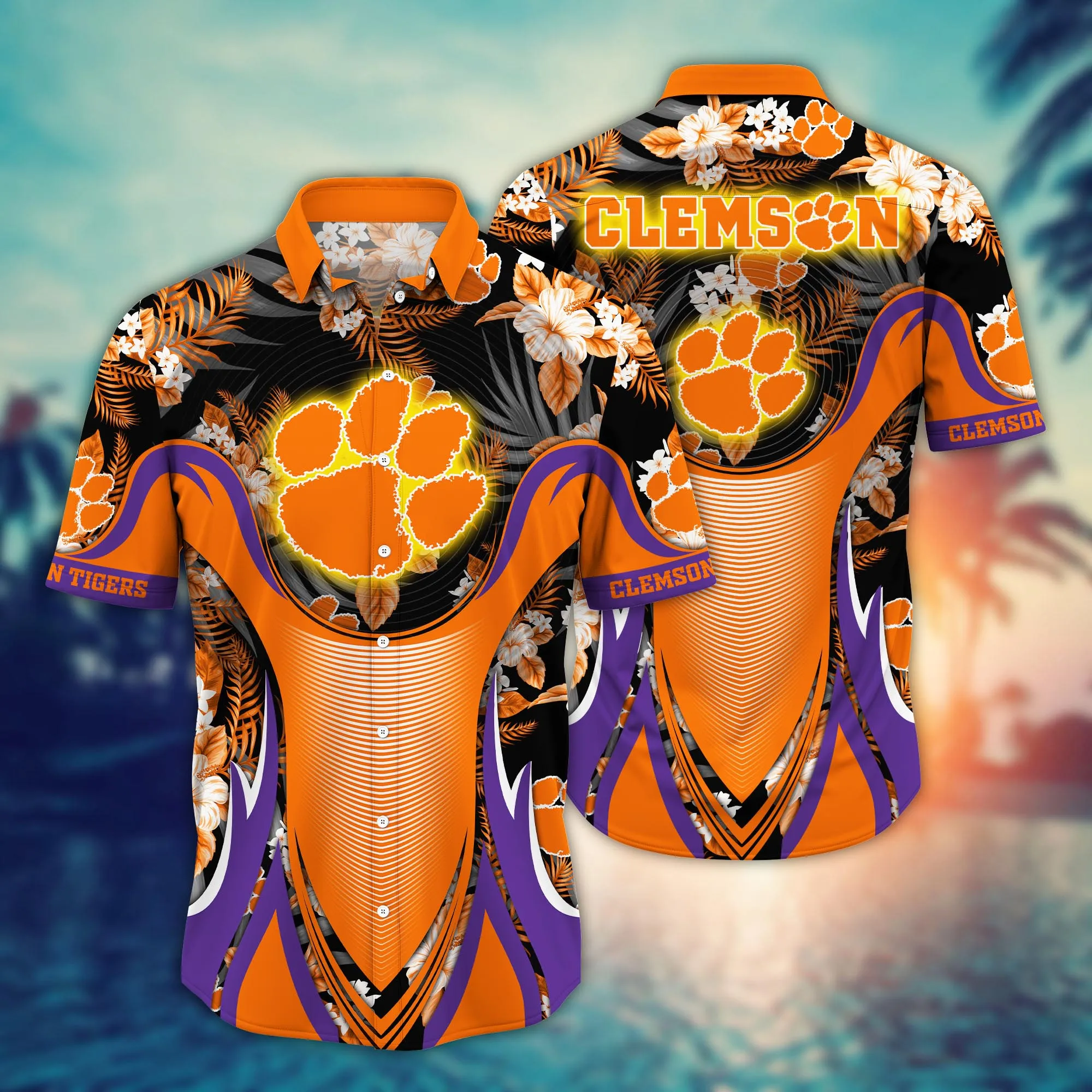 Clemson Tigers NCCA Hawaiian Shirt Swimsuits Aloha Shirt