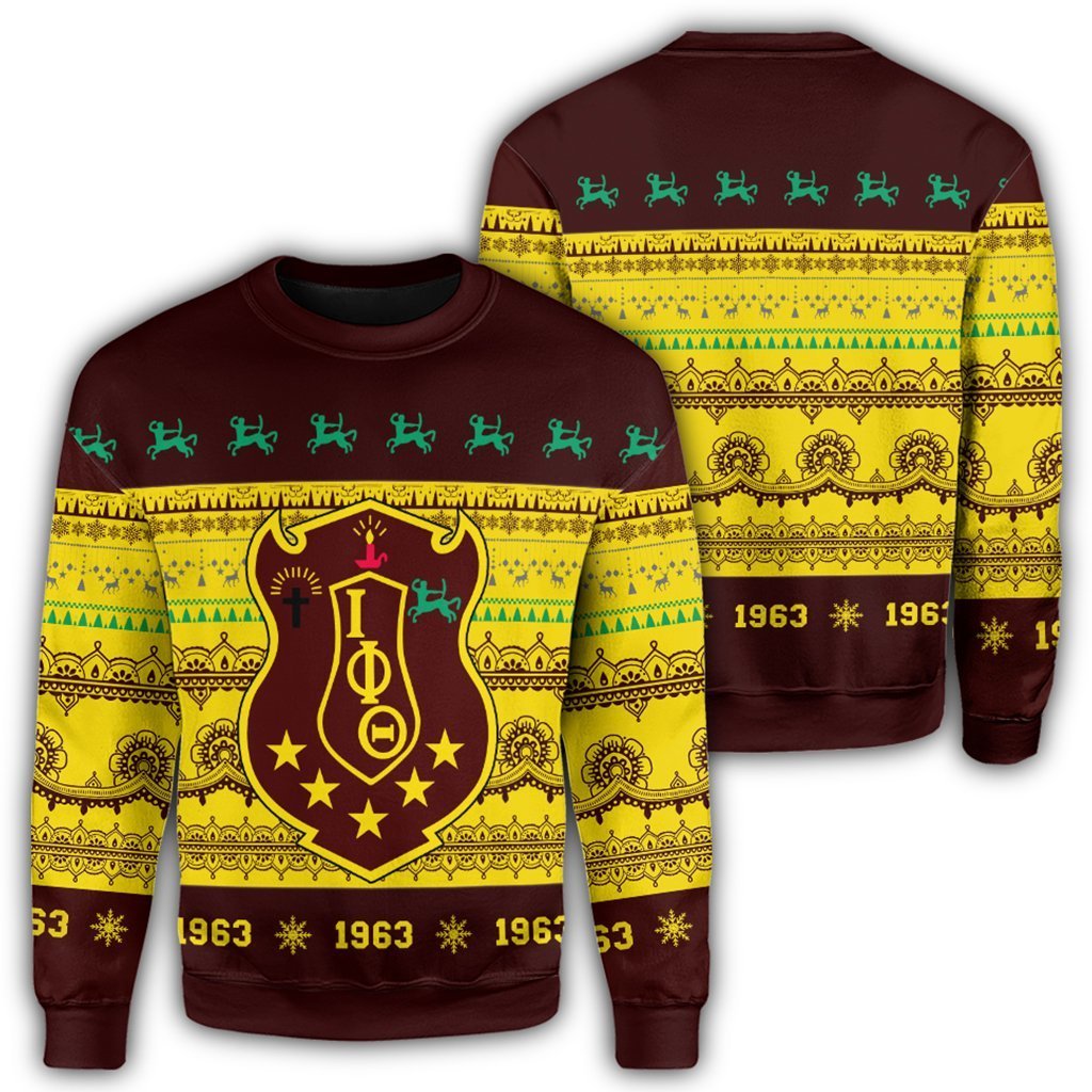 Greek Life Sweatshirt – Iota Phi Theta Xmas Establish Year Sweatshirt