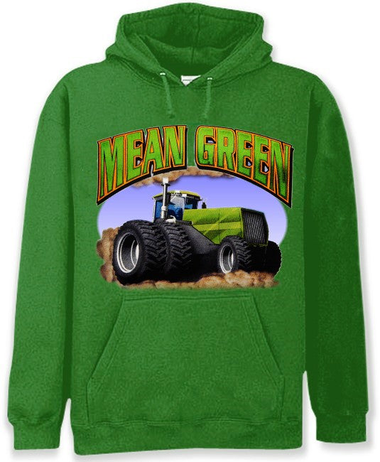 Mean Green Farming Machine Hoodie