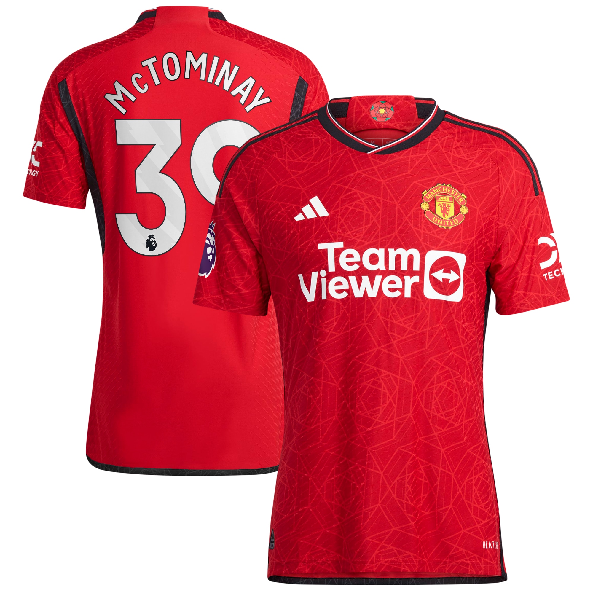 Scott McTominay Manchester United 2023/24 Home Authentic Player Jersey – Red