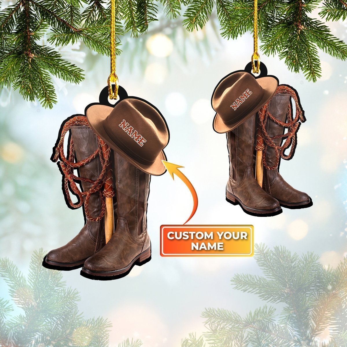 Custom Shaped Ornament – Cowboy Kit 1