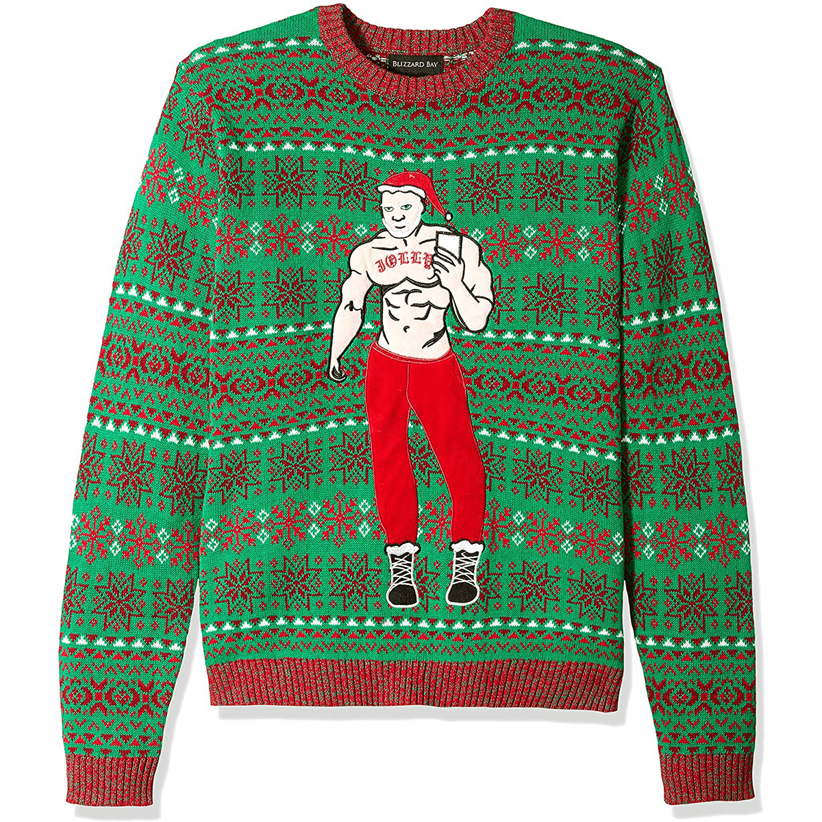 Jolly Santa Ugly Christmas Sweater