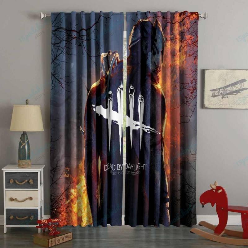 3D Printed Dead by Daylight Style Custom Living Room Curtains