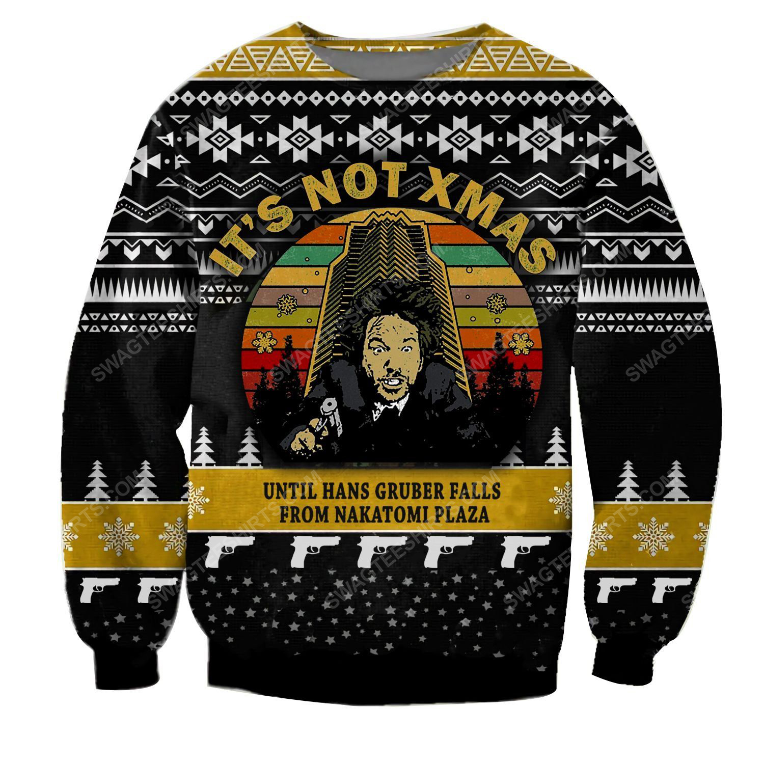 [Special Edition] It’S Not Christmas Until Hans Gruber Falls From Nakatomi Plaza ​Ugly Christmas Sweater – Maria