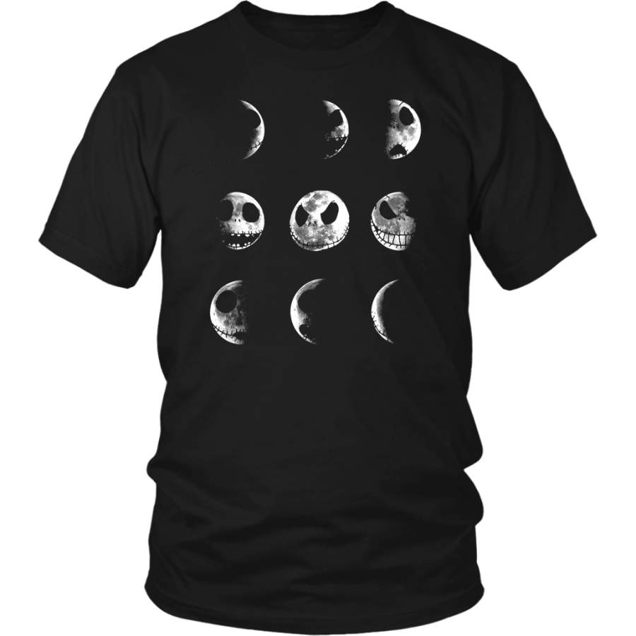 Vintage Jack Skellington Moon Face T-Shirt