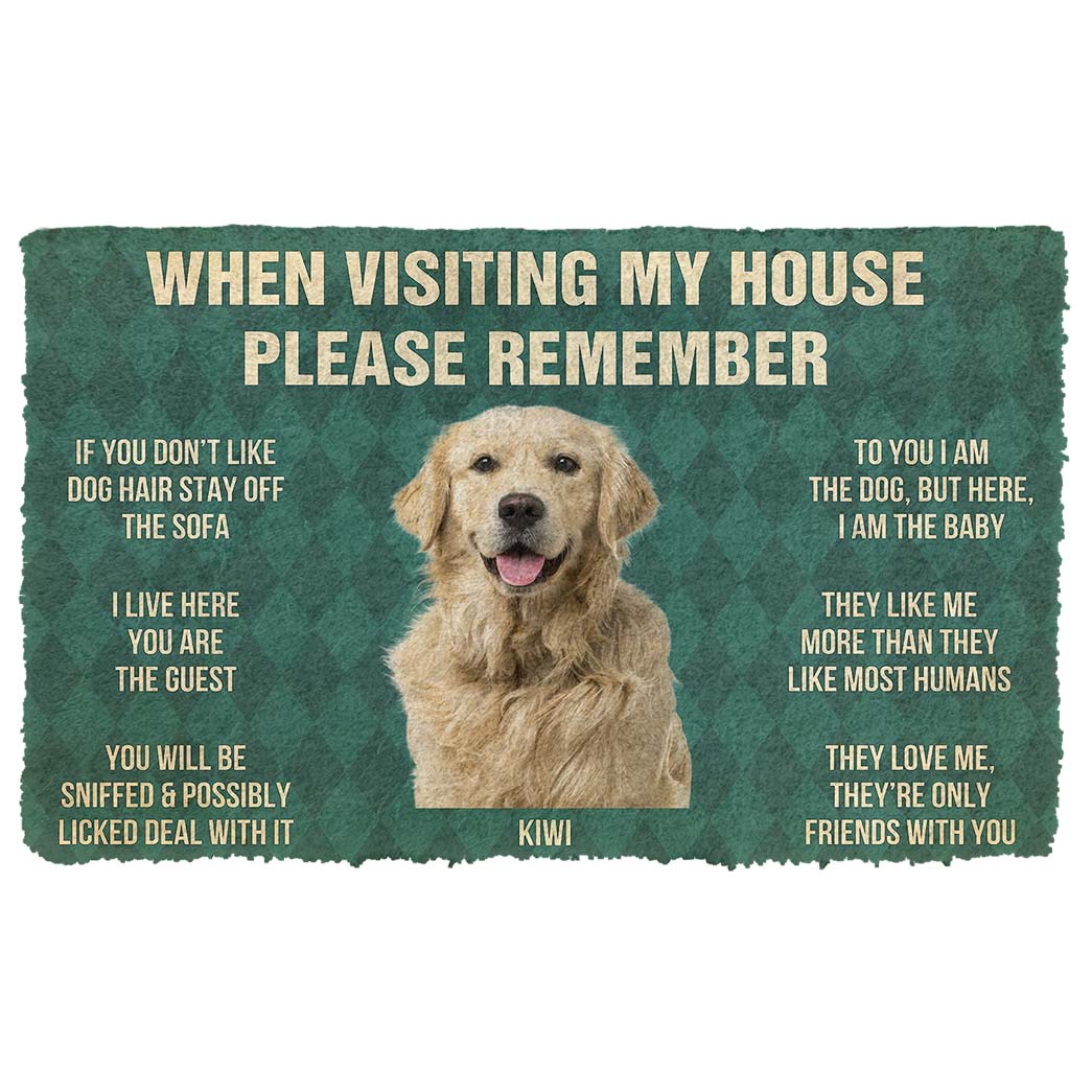 Gearhumans  Gearhuman 3D Please Remember Kiwi House Rules Doormat