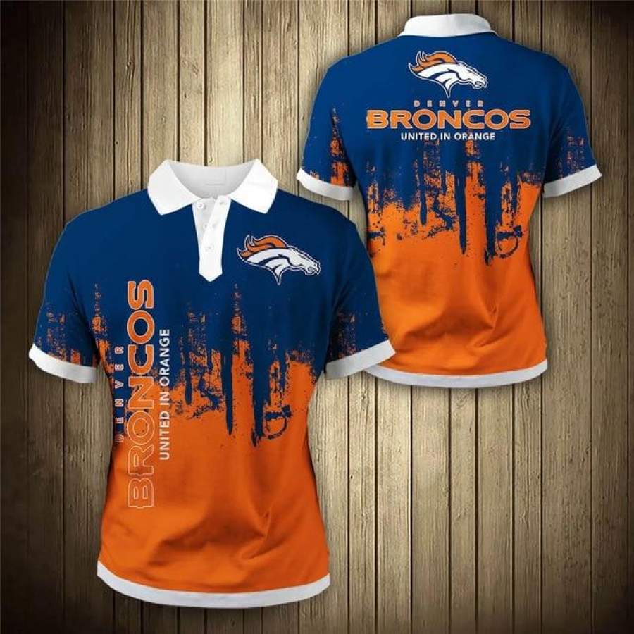 Denver Broncos 3D Polo Shirt