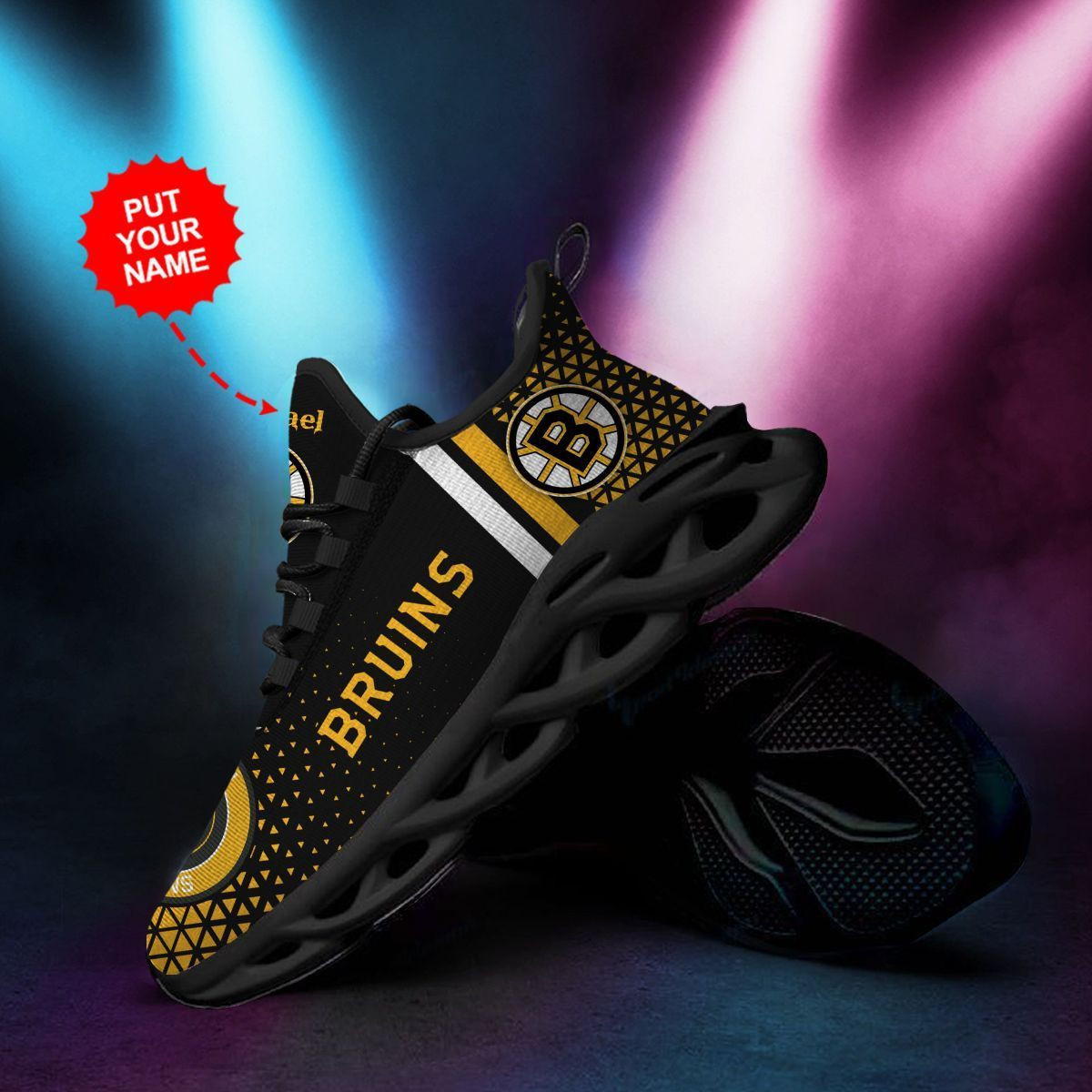 Boston Bruins Custom Personalized Max Soul Sneakers Running Sports Shoes For Men Women