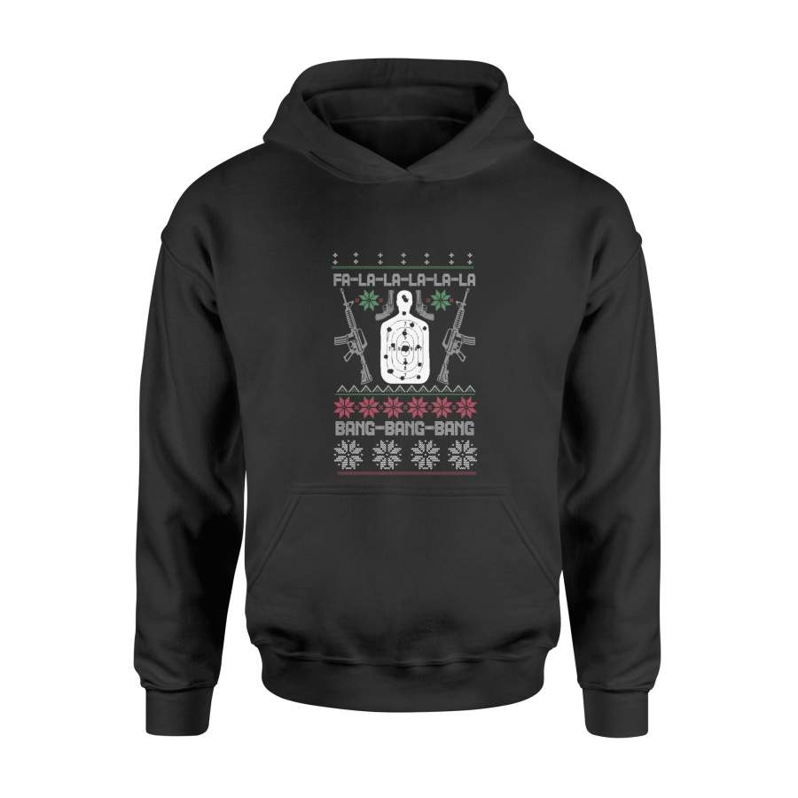 Bang Bang AR-15 Gun Point Cool Christmas Gift Gun Rights Fun Pullover Hoodie – Standard Hoodie