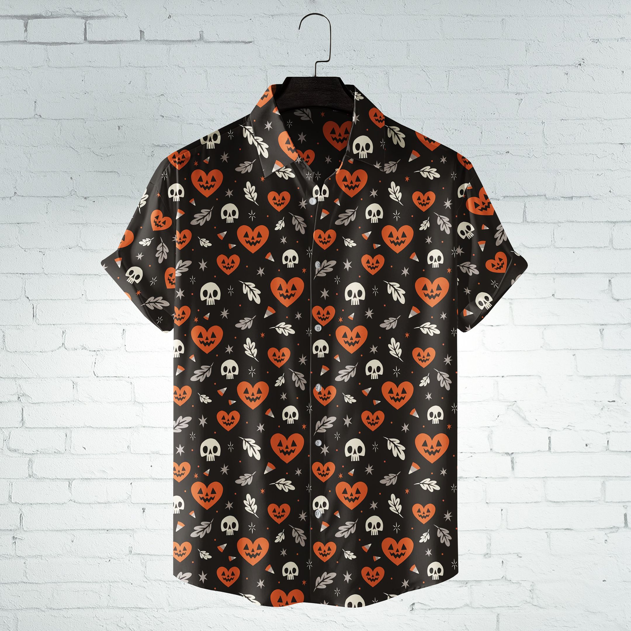 Love Pumpkin Printed Hawaii Shirt Ha3078