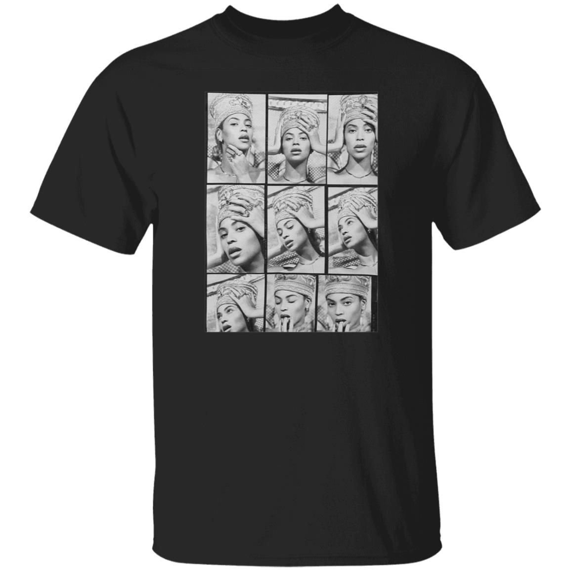 Nefertiti Contact Sheet Beyonce T Shirt Beyonce T Shirts Beyonc� T Shirts Nefertiti Contact Sheet Shirt