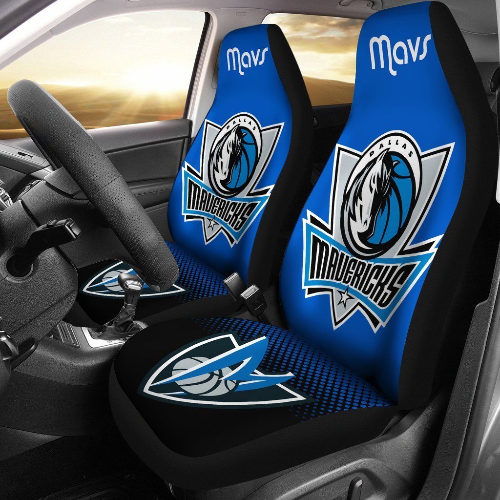 Dallas Mavericks Car Seat Covers (Set Of 2)