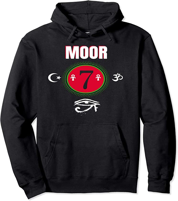 Moor – Moorish American God Body Of Melanin Pullover Hoodie