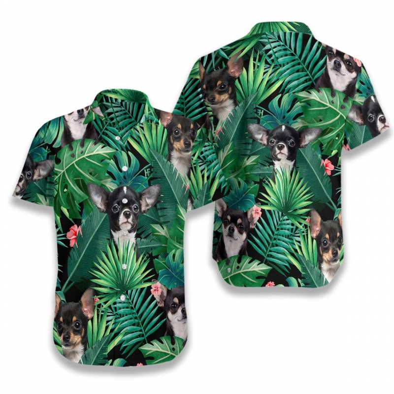 Chihuahua Tropical Tree Hawaii Shirt Ha47832