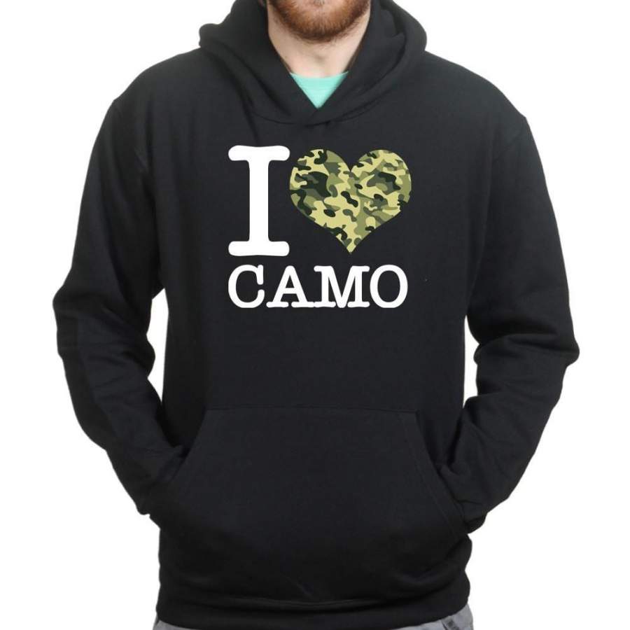 I Love Camo Hoodie