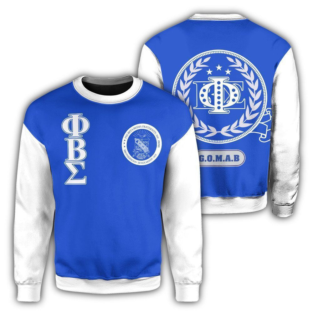 Fraternity Sweatshirt – Laurel Wreath Phi Beta Sigma Crewneck Sweatshirt