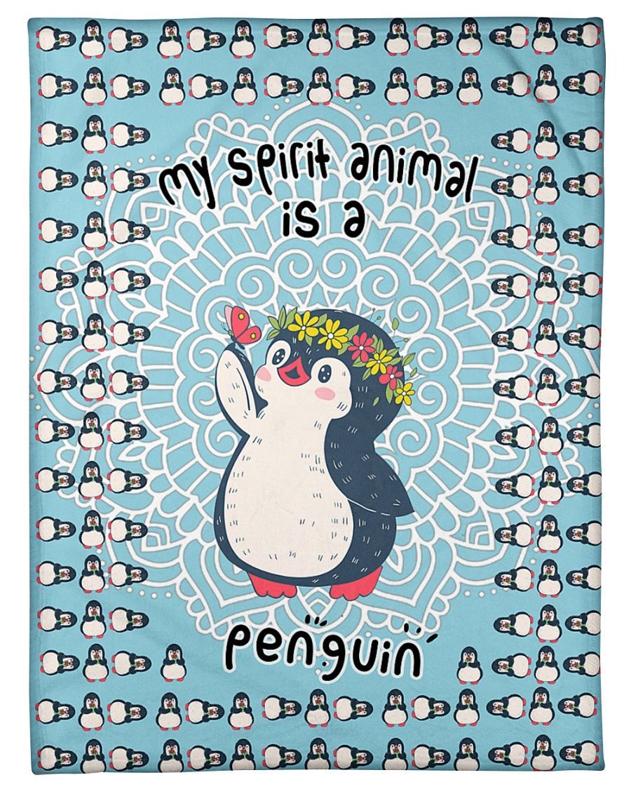 Penguin Is My Spirit Animal Blanket