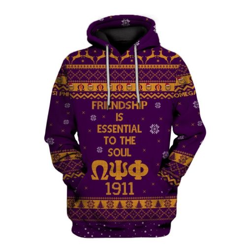 Omega Psi Phi Christmas Lover Ugly Christmas All Over Printed