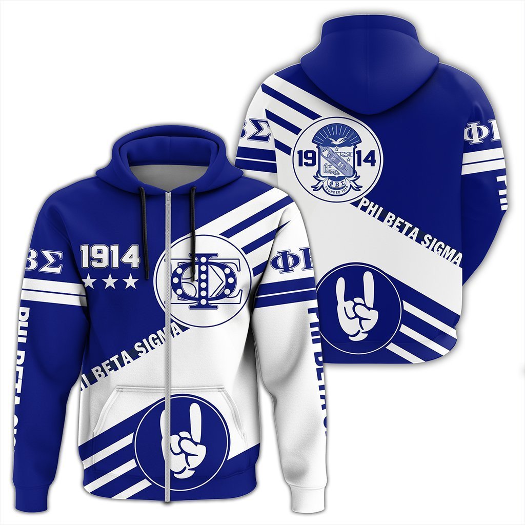 Fraternity Hoodie – Phi Beta Sigma Swift Balls Zip Hoodie – Karipun