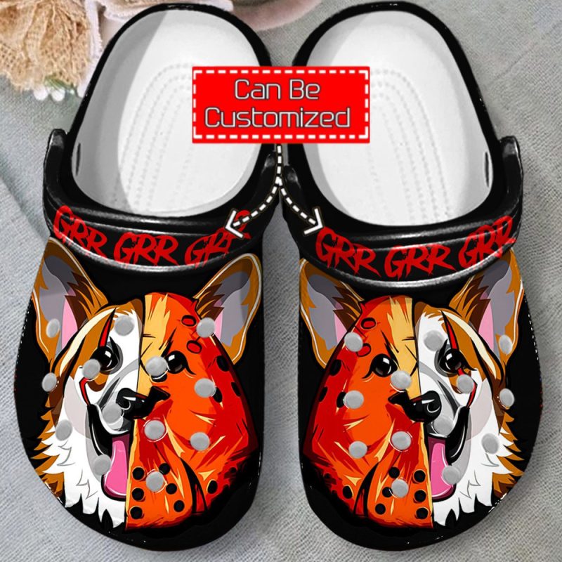 Animal Print – Honor Mask Corgi Clog Shoes For Men And Women