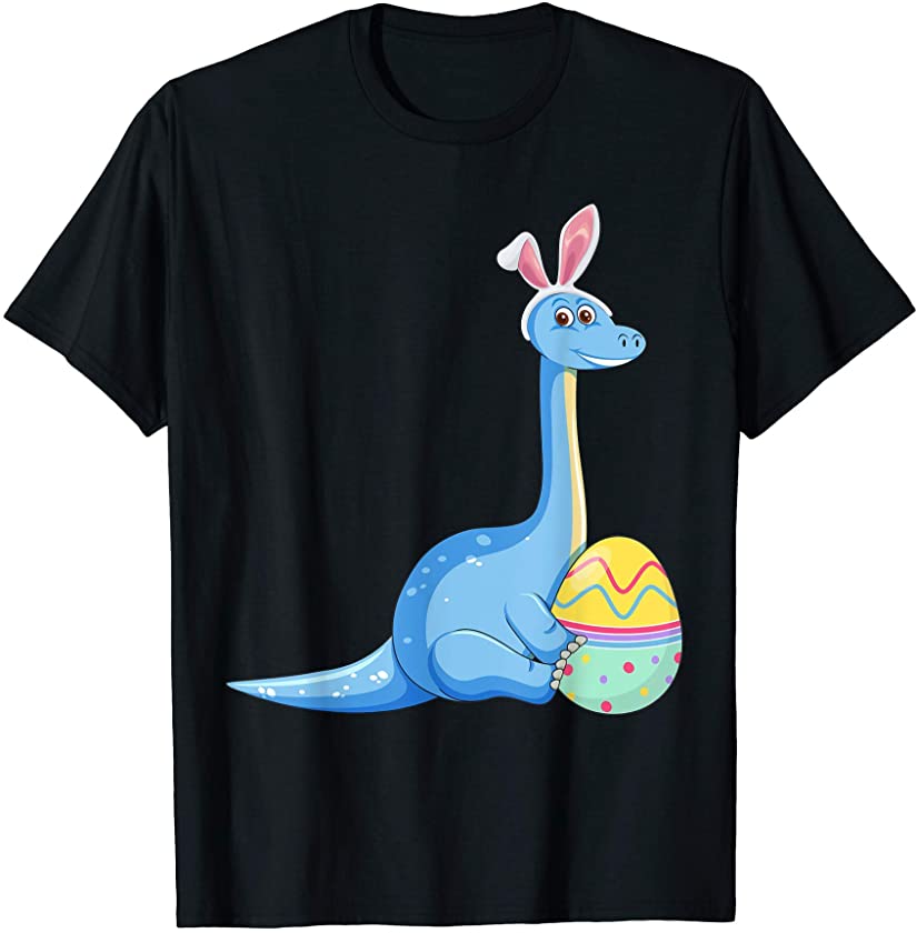 Cute Dinosaur Easter Bunny Ears T Rex Egg Hunt Cute Rabbit T-Shirt