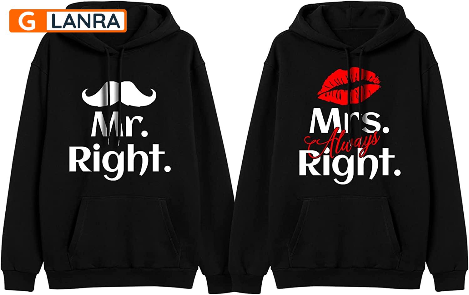 Mr Right Mrs Always Right Hoodie, Couple Hoodie, Matching Couple Hoodie, Husband Wife Hoodie, Unisex Sweater, Sweatshirt