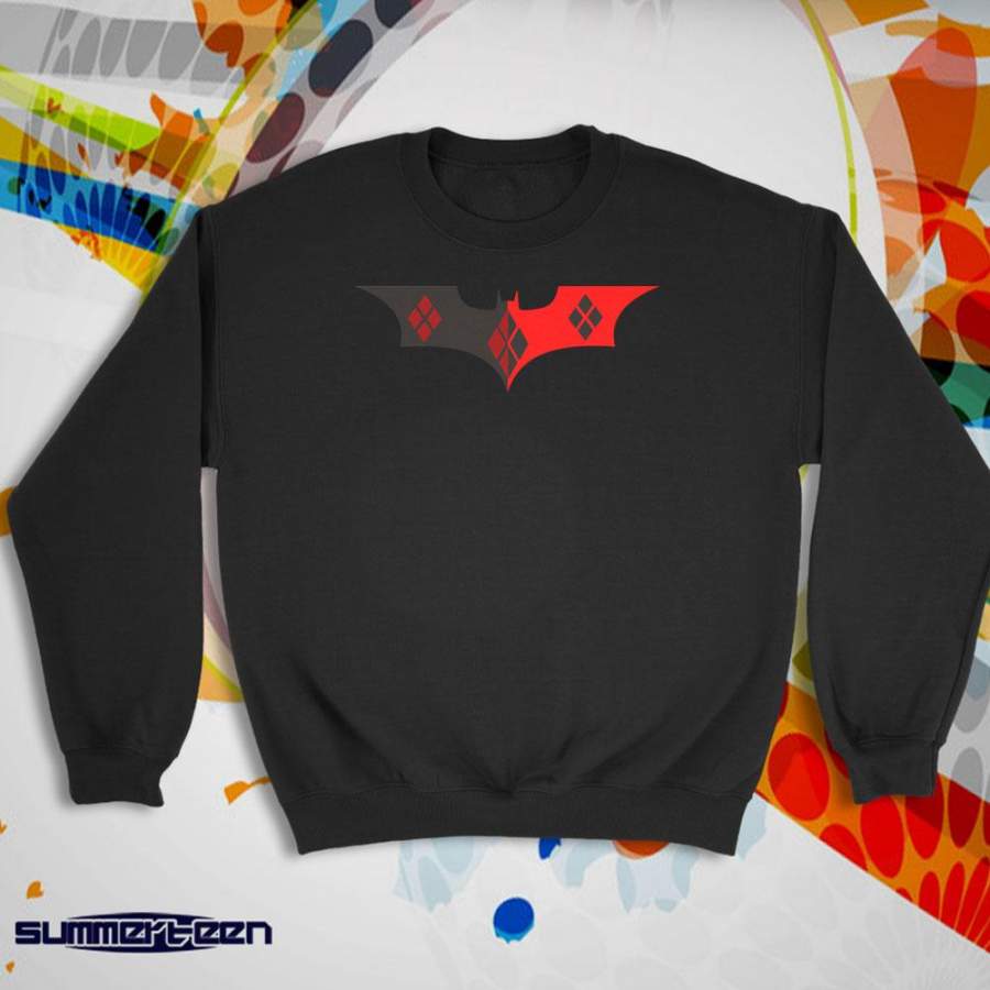 Harley Quinn Bat Logo Women’S Sweatshirt
